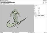 Swoosh Building Embroidery File 6 sizes