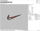 Swoosh Anime 002 Embroidery