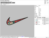 Swoosh Anime 002 Embroidery