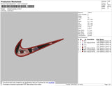 Swoosh Anime 004 Embroidery