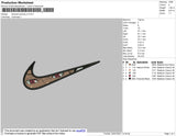 Swoosh Anime 005 Embroidery