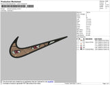 Swoosh Anime 005 Embroidery