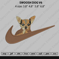 Swoosh Dog V6 Embroidery