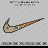 Swoosh Hinata Shoyo Embroidery