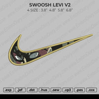 Swoosh Levi V2 Embroidery