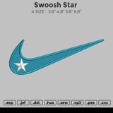 Swoosh Star Embroidery