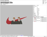 SWOOSH TWINS Embroidery