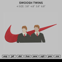 SWOOSH TWINS Embroidery