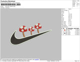 Swoosh Mashroom Embroidery