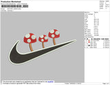 Swoosh Mashroom Embroidery