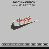 Swoosh Mashroom Embroidery