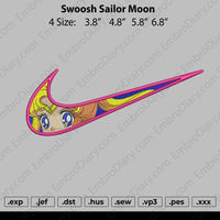 Swoosh Sailor Moon Embroidery