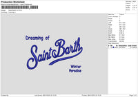 Saint B02 Embroidery File 6 sizes