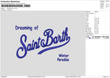 Saint B02 Embroidery File 6 sizes