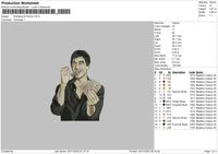 Scarface Ai Embroidery File 6 sizes