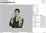 Scarface Ai Embroidery File 6 sizes