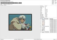 Sesshomaru Rectangle v2 Embroidery