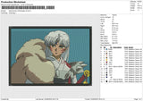 Sesshomaru Rectangle v2 Embroidery