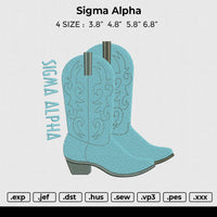 Sigma Alpha Embroidery