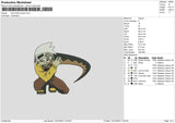 Soul Eater v2 Embroidery File 6 sizes