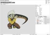 Soul Eater v2 Embroidery File 6 sizes