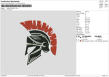 Spartan 02 Embroidery File 6 sizes