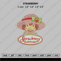 strawberry  Embroidery