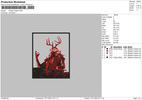 Sudden Embroidery File 6 sizes