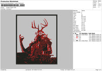 Sudden Embroidery File 6 sizes