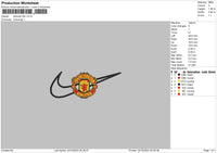 Swoosh United Embroidery File 6 sizes