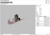 Swooshsasuke 002 Embroidery File 6 sizes