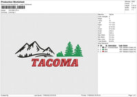 TACOMA Embroidery