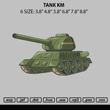 Tank Km Embroidery