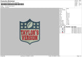 Taylor Patch Ver Embroidery File 6 sizes