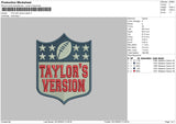 Taylor Patch Ver Embroidery File 6 sizes