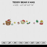 TEDDY BEAR X MAS Embroidery