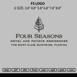 Four Seasons Embroidery File 6 sizes