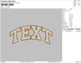 Text Embroidery