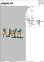 GRINCH NOT GOING Embroidery File 6 sizes