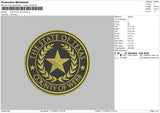 State Texas Embroidery File 6 sizes