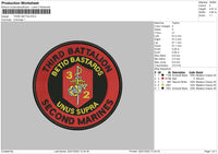 Thrid Battalion Embroidery