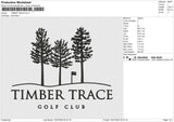 TIMBER TRACE Embroidery