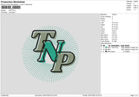 Tnp Embroidery File 6 sizes