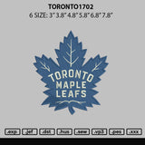 Toronto1702 Embroidery File 6 sizes