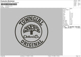 Town 1711 Embroidery File 6 sizes