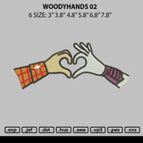 Woodyhands 02 Embroidery File 6 sizes