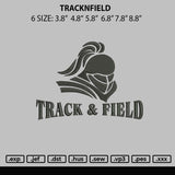 Tracknfield Embroidery File 6 sizes