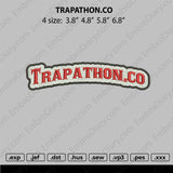 TRAPACTHON CO Embroidery