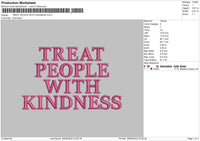 Treat People With Kindness