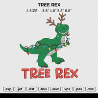 TREE REX Embroidery